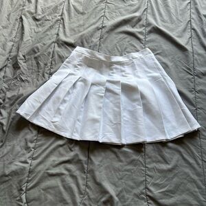 Wild Fable White Pleated Skater Skirt